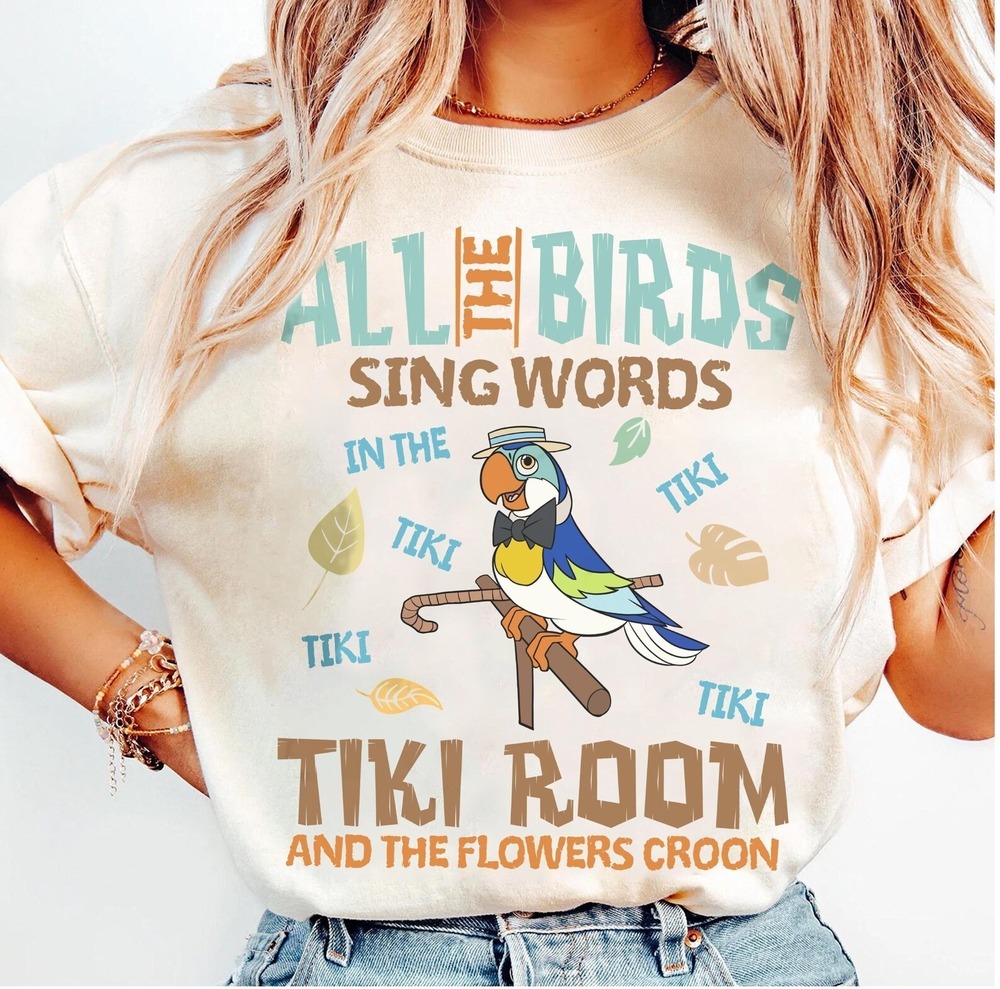 Enchanted Tiki Room Shirt, All The Birds Sing Words, Adventureland Polynesian